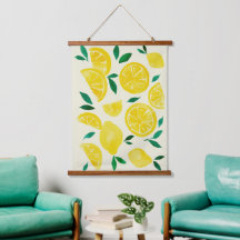 Waterverf citroenen - geel en groen