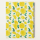 Waterverf citroenen - geel en groen planner (Achterkant)