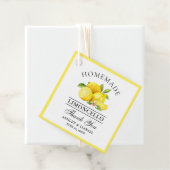 Waterverf Citroenen Limoncello Bedankt Plein Bedankjes Labels (In situ)