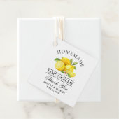 Waterverf Citroenen Limoncello Bedankt Vierkante L Bedankjes Labels (In situ)