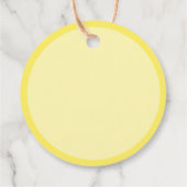 Waterverf Citroenen Limoncello Bruiloft Bedankt Ge Bedankjes Labels (Achterkant)