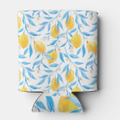 Waterverf citroenen: met de hand getekend. blikjeskoeler (Achterkant)