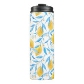 Waterverf citroenen: met de hand getekend. thermosbeker (Voorkant)
