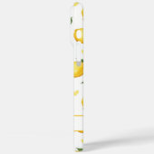 Waterverf Citroenen Met Monogram Hartjes Case-Mate iPhone Case (Achterkant / Links)