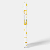 Waterverf citroenen met monogram hartjes Case-Mate iPhone case (Achterkant / Links)