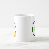 Waterverf Citroenen 🍋✨ Naam en Monogram Koffiemok (Center)