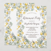 Waterverf Citroenen Pauw Kaart (Voorkant / Achterkant)