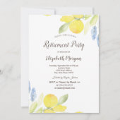 Waterverf citroenen pensioen kaart (Voorkant)