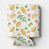 Waterverf Citroenen & Popsicles Koelbox – Vernieuw Blikjeskoeler (Achterkant)