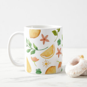 Waterverf Citroenen & Popsicles Koffie Mok – Verni