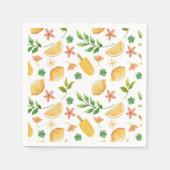 Waterverf Citroenen & Popsicles servetten – Helder (Voorkant)