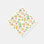 Waterverf Citroenen & Popsicles servetten – Helder (Hoek)