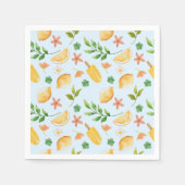 Waterverf Citroenen & Popsicles servetten – Helder (Voorkant)