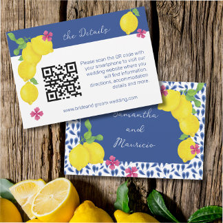 WATERVERF CITROENEN RSVP-KAART