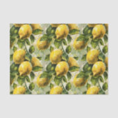  Waterverf citroenen Tissuepapier (Voorkant)