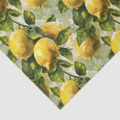  Waterverf citroenen Tissuepapier (Detail)