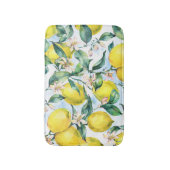 Waterverf citroenen, verse citrus tak. badmat (Voorkant Verticaal)
