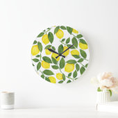 Waterverf citroenen: Zomerfruitpatroon Grote Klok (Huis)