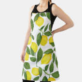 Waterverf citroenen: Zomerfruitpatroon Schort (Insitu)