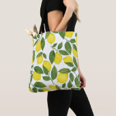 Waterverf citroenen: Zomerfruitpatroon Tote Bag (Dichtbij)