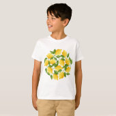 Waterverf citroenkrans t-shirt (Voorkant volledig)