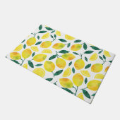 Waterverf citroenmotief deurmat (Schuin)