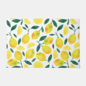 Waterverf citroenmotief deurmat (Voorkant)