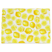 Waterverf-citroenontwerp Groot Cadeauzakje