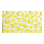 Waterverf-citroenontwerp Kussensloop (Achterkant-Rechts)