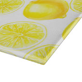 Waterverf-citroenontwerp Snijplank (Hoek)