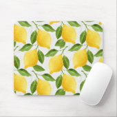 Waterverf citroenpatroon muismat (Met muis)