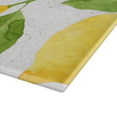 Waterverf citroenpatroon snijplank (Hoek)