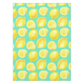 Waterverf citroenpatroon tafelkleed (Voorkant)