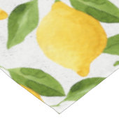 Waterverf citroenpatroon tafelkleed (Gekanteld)