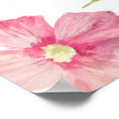 Waterverf Citrus Bruids Brunch Vrijgezellenfeest Poster (Hoek)