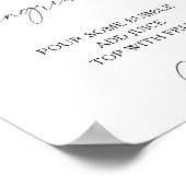 Waterverf citrus citroen - sangria bar poster (Hoek)