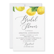 Waterverf citrus citrus vrijgezellenfeest bruiloft