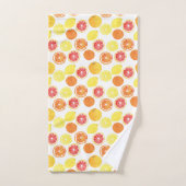 Waterverf Citrus Fruit Pattern Bad Handdoek (Handdoek)
