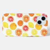 Waterverf Citrus Fruit Pattern Case-Mate iPhone Case (Achterkant (horizontaal))