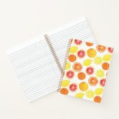Waterverf Citrus Fruit Pattern Notitieboek (Binnen)