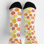 Waterverf Citrus Fruit Pattern Sokken (Top)