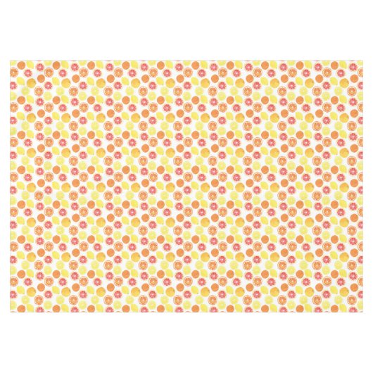 Waterverf Citrus Fruit Pattern Tafelkleed (Voorkant (Horizontaal))