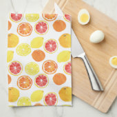 Waterverf Citrus Fruit Pattern Theedoek (Quarter Fold)