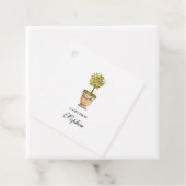 Waterverf Citrus-Label met cadeau Bedankjes Labels (In situ)