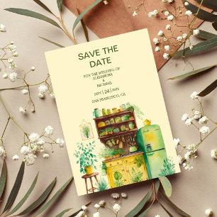 Waterverf Citrus Lemon Destination Wedding Save T The Date