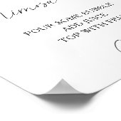 Waterverf Citrus Lemon - Mimosa Bar Poster (Hoek)