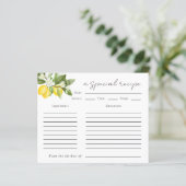 Waterverf Citrus Lemons Vrijgezellenfeest Recipe K (Staand voorkant)