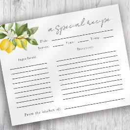 Waterverf Citrus Lemons Vrijgezellenfeest Recipe K