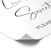 Waterverf citrus - liefde is zoet neem een traktat poster (Hoek)