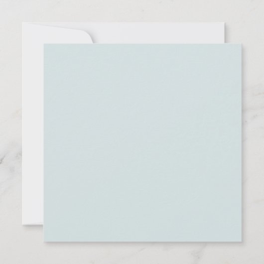 Waterverf Citrus met aqua border Wedding Save The Date (Achterkant)